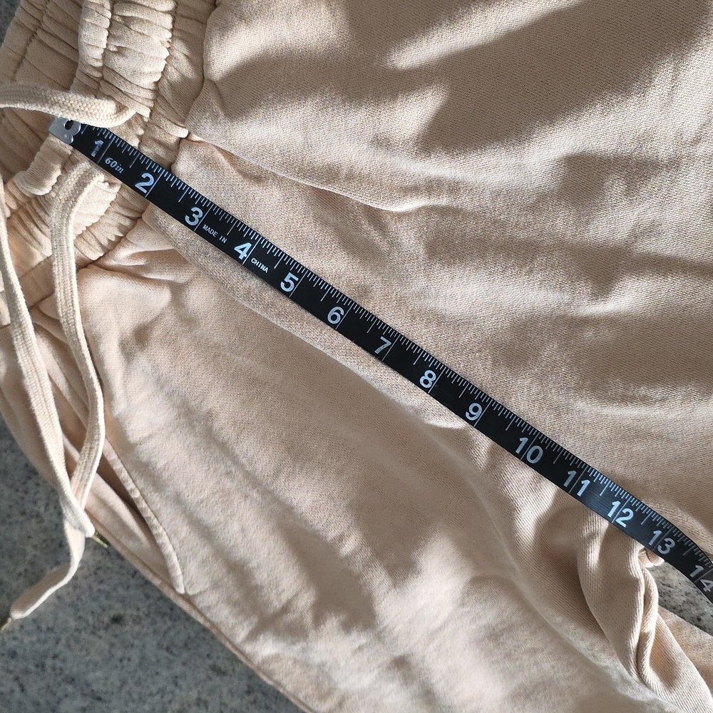 WeWoreWhat Beige Tan French Terry Knit Hoodie & Pant Set! - Picture 13 of 16